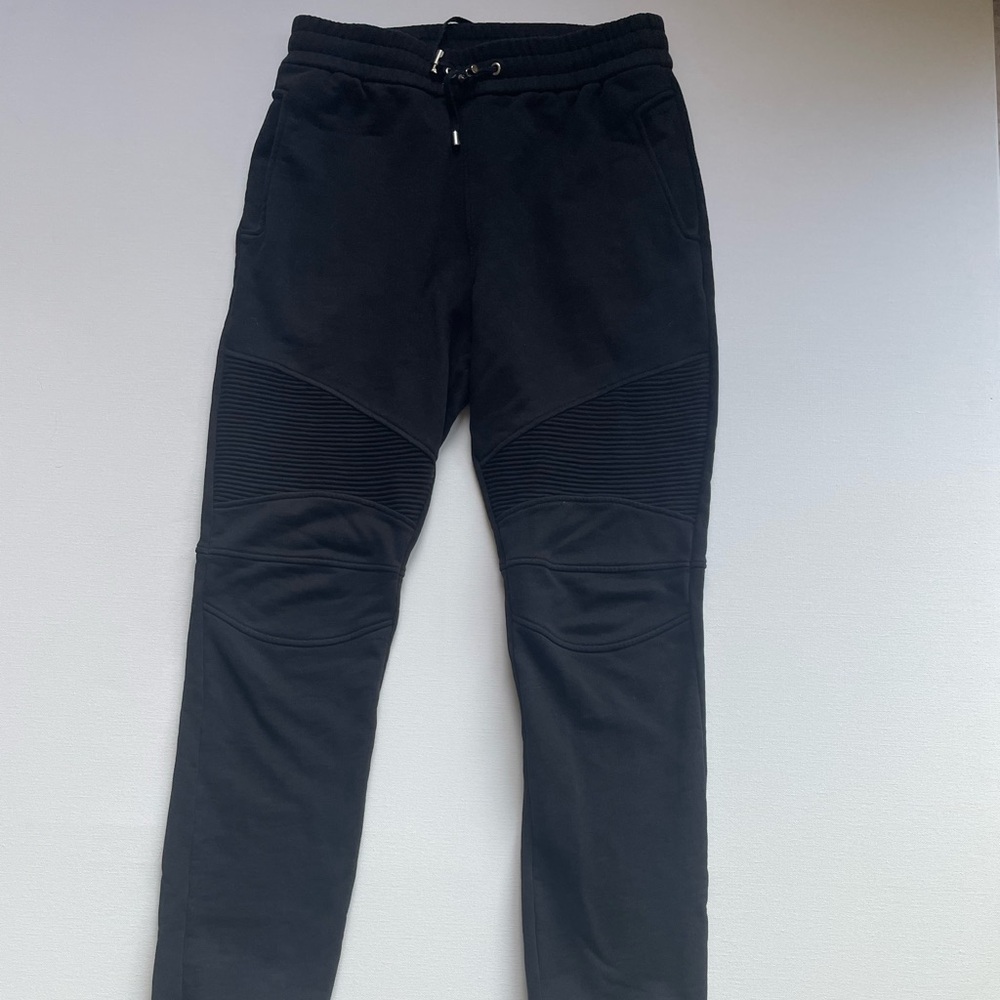 BALMAIN Black Sweatpants